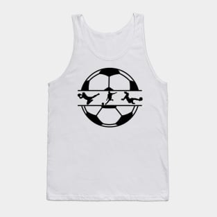 Soccer; soccer ball; soccer fan; soccer supporter; soccer team; women's soccer; soccer player; coach; player; sport; sports; football; football player; football game; team; fan; lover; Tank Top